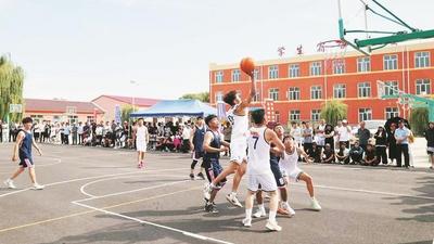 阿都沁蘇木首屆 “村BA”火熱開賽