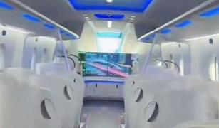 超導(dǎo)電動(dòng)高速懸浮列車內(nèi)部什么樣？