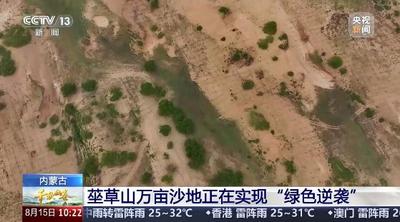從黃沙漫天到綠意蔓延 衛(wèi)星瞰四大沙地生態(tài)巨變