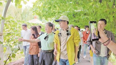 俞敏洪帶全國網(wǎng)友“云游”烏?！怄i“沙漠看海”的無限精彩