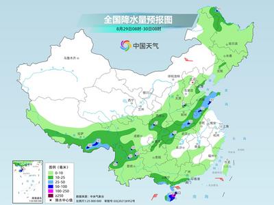 今天東北華南等地將現(xiàn)較強(qiáng)降雨 大范圍高溫仍將持續(xù)