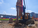 昭烏達(dá)路與南二環(huán)互通立交工程首根樁基施工