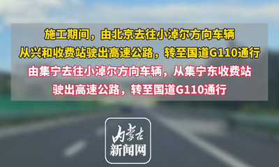 9月19日至10月20日 G6高速公路小淖爾收費(fèi)站 因路面維修養(yǎng)護(hù)進(jìn)行全封閉施工