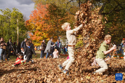 紐約秋日節(jié)吸引游人