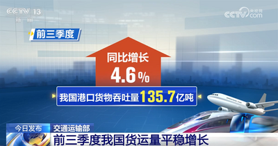 貨運(yùn)量、人員流動量“雙增” 出行環(huán)境持續(xù)改善 數(shù)讀前三季度交通“成績單”