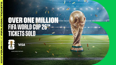 2026美加墨世界杯已售出超100萬張門票