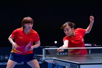 WTT球星挑戰(zhàn)賽倫敦站：中國隊(duì)提前包攬女雙冠亞軍