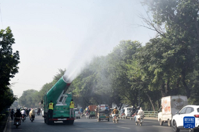 巴基斯坦拉合爾：霧霾天氣