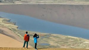 媒体聚焦阿拉善丨世界自然遗产巴丹吉林沙漠成为游客热门打卡地