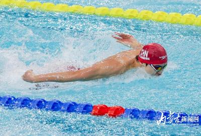牛广盛闯进100米蝶泳决赛