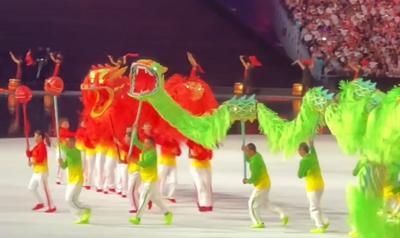 十五运开幕式暖场表演岭南味十足