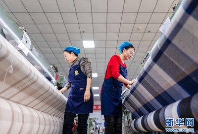 呼和浩特：羊絨制品生產(chǎn)忙