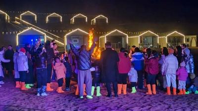 從“一季熱”邁向“四季火”~孿井灘冬季沙漠旅游熱度不減