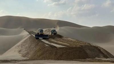 “十四五”高質(zhì)量發(fā)展巡禮丨阿拉善盟：攻堅茫茫沙海 打通“綠能動脈”