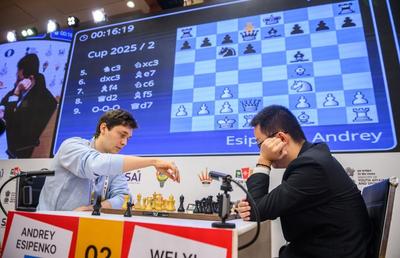 中國棋手韋奕闖入國際棋聯世界杯決賽