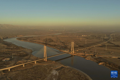 包銀高鐵烏海黃河特大橋