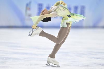 花滑全錦賽：金博洋、金書賢分獲男、女單冠軍