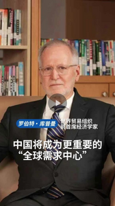 世貿組織前首席經濟學家：未來五到十年，中國將成為更重要的“全球需求中心”