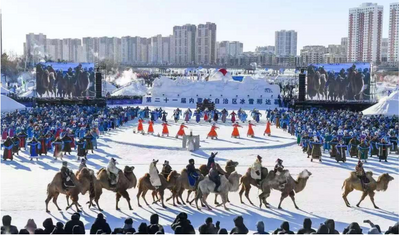 首家游牧起源智慧無人超市驚艷亮相冰雪那達慕