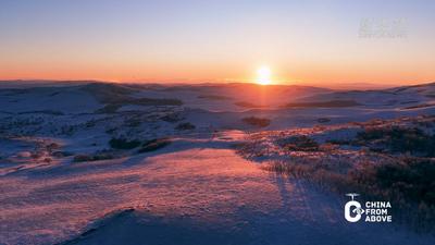 內蒙古：雪原影動