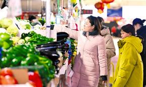 “菜籃子”貨足價穩(wěn)  