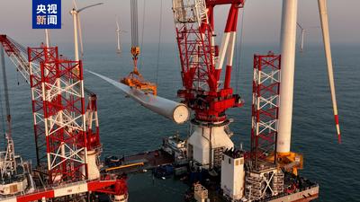 全球首臺20兆瓦海上風(fēng)機(jī)成功吊裝