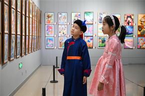 稚筆生花·童墨溢彩”全國青少年美育書畫展開展