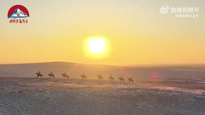 致敬！邊防官兵伴著夕陽守邊關(guān)