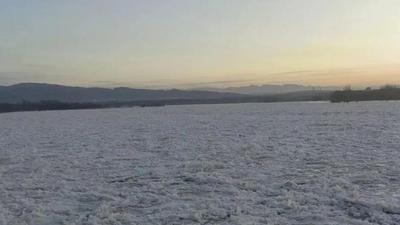 黃河阿拉善盟段進(jìn)入穩(wěn)定封凍期