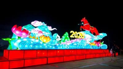 通遼的年，藏在璀璨燈海里