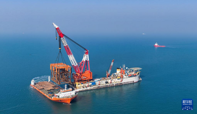 全球最大變質(zhì)巖油田二期項(xiàng)目全部導(dǎo)管架安裝就位