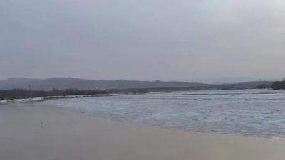 黃河阿拉善盟段進入開河期