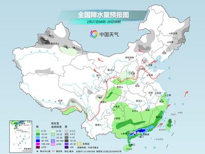 中東部兩輪降水過程無縫銜接 華北東北氣溫將持續(xù)偏低