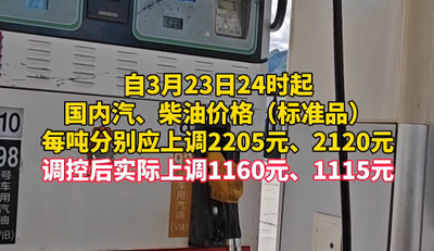 成品油價(jià)格，臨時(shí)調(diào)控!