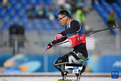 冬殘奧會——越野滑雪男子短距離（坐姿）：中國選手劉子旭奪冠
