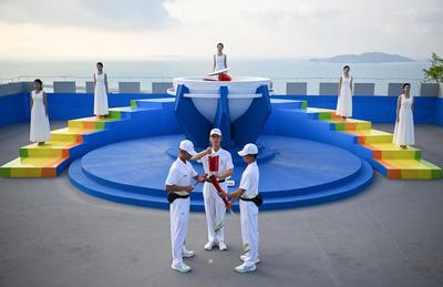 追光丨74位火炬手，把熱情和海風(fēng)一起傳遞