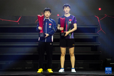 WTT新加坡大滿貫：孫穎莎奪得女單冠軍