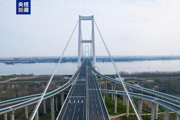 雙柳長江大橋今日正式通車 5分鐘直達(dá)武漢