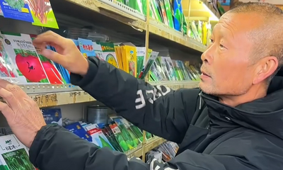 春耕在即農(nóng)民到農(nóng)資經(jīng)營店選購化肥和種子