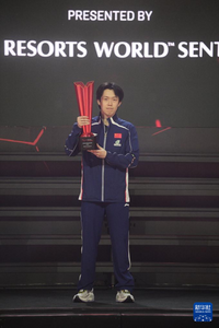 WTT新加坡大滿貫：王楚欽奪得男單冠軍