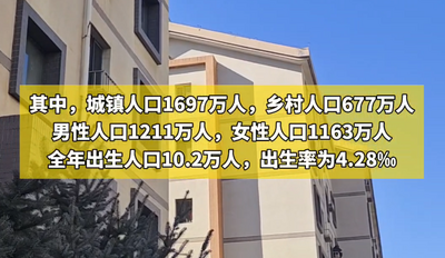2025年末內(nèi)蒙古常住人口2374萬人