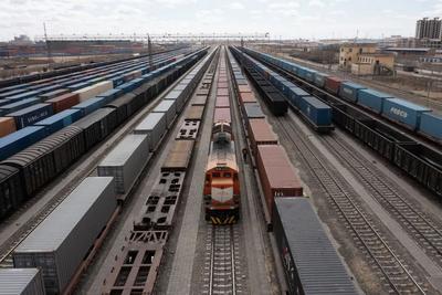 較去年提前11天 二連鐵路口岸進出口運量突破500萬噸