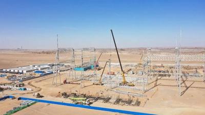 搶抓春季黃金施工期！阿風(fēng)500千伏輸變電工程全速推進(jìn)中