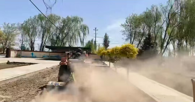 北邊所一段翻耕小菜園豐富職工菜籃子