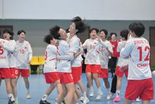 首届U16亚洲女子手球锦标赛，中国女手姑娘七战全胜夺冠