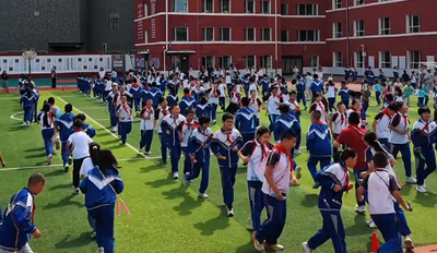 小召小学AI智慧操场点燃学生运动热情