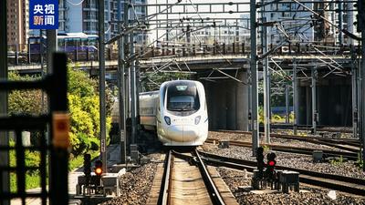 進度條刷新！我國最北高鐵哈伊高鐵開行首趟動車組測試列車