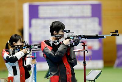 5名奥运冠军领衔中国步手枪射击队出征亚运会