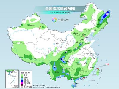 西南华南东北等地降雨频繁 江南高温闷热天气盛行
