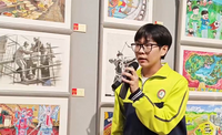 呼包鄂乌民族团结进步联盟书画展在内蒙古美术馆启幕